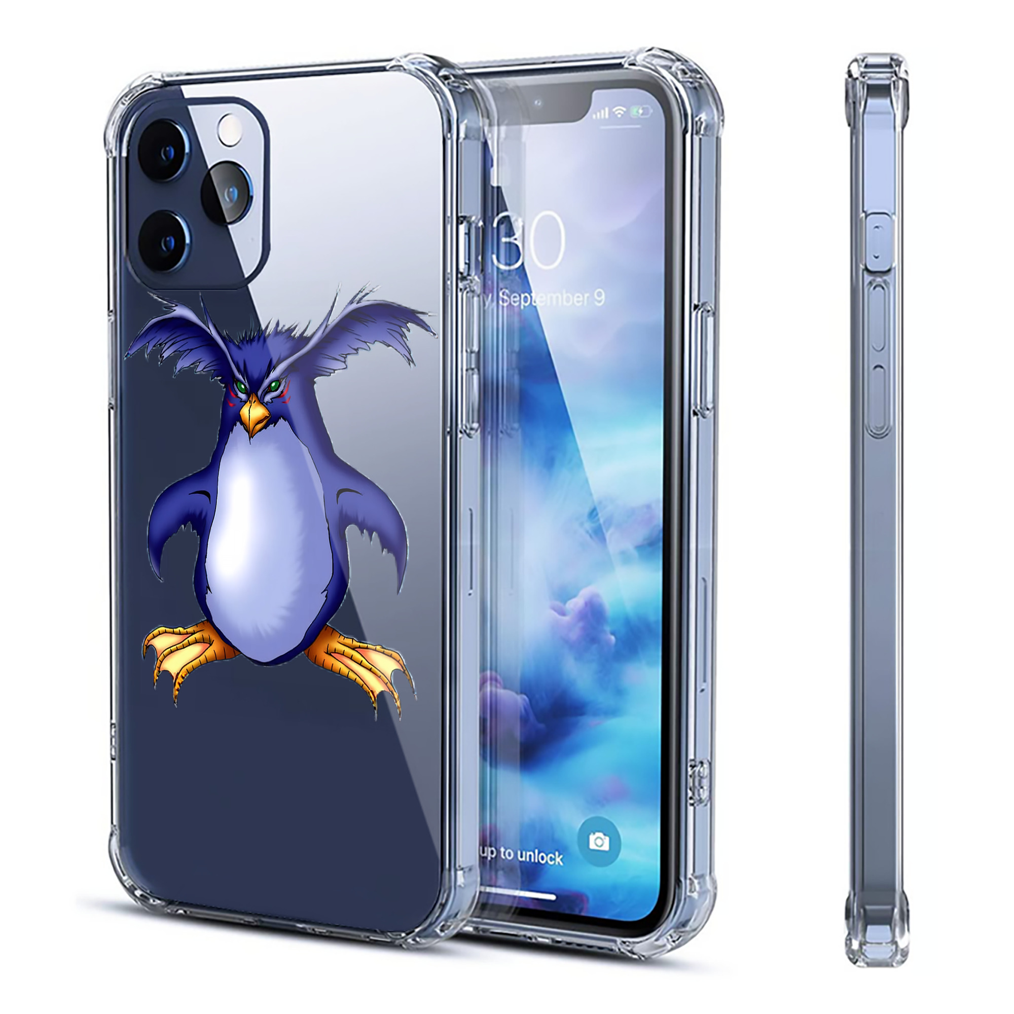 （画像用） 遊☆戯☆王 Yu-Gi-Oh! 【iPhone 12シリーズ対応】透明スマホケース（クリアソフトケース）